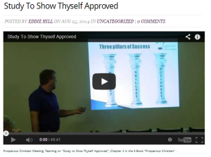 Study To Show Thyself Approved 